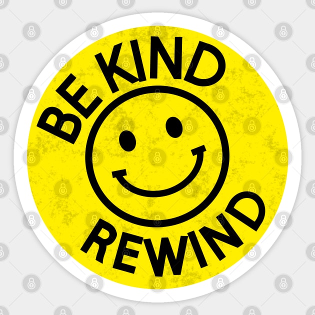 Be Kind Rewind Sticker by AngryMongoAff